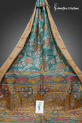 Zari Tussar Saree With Hand Kalamkari zthpk-009 image 0