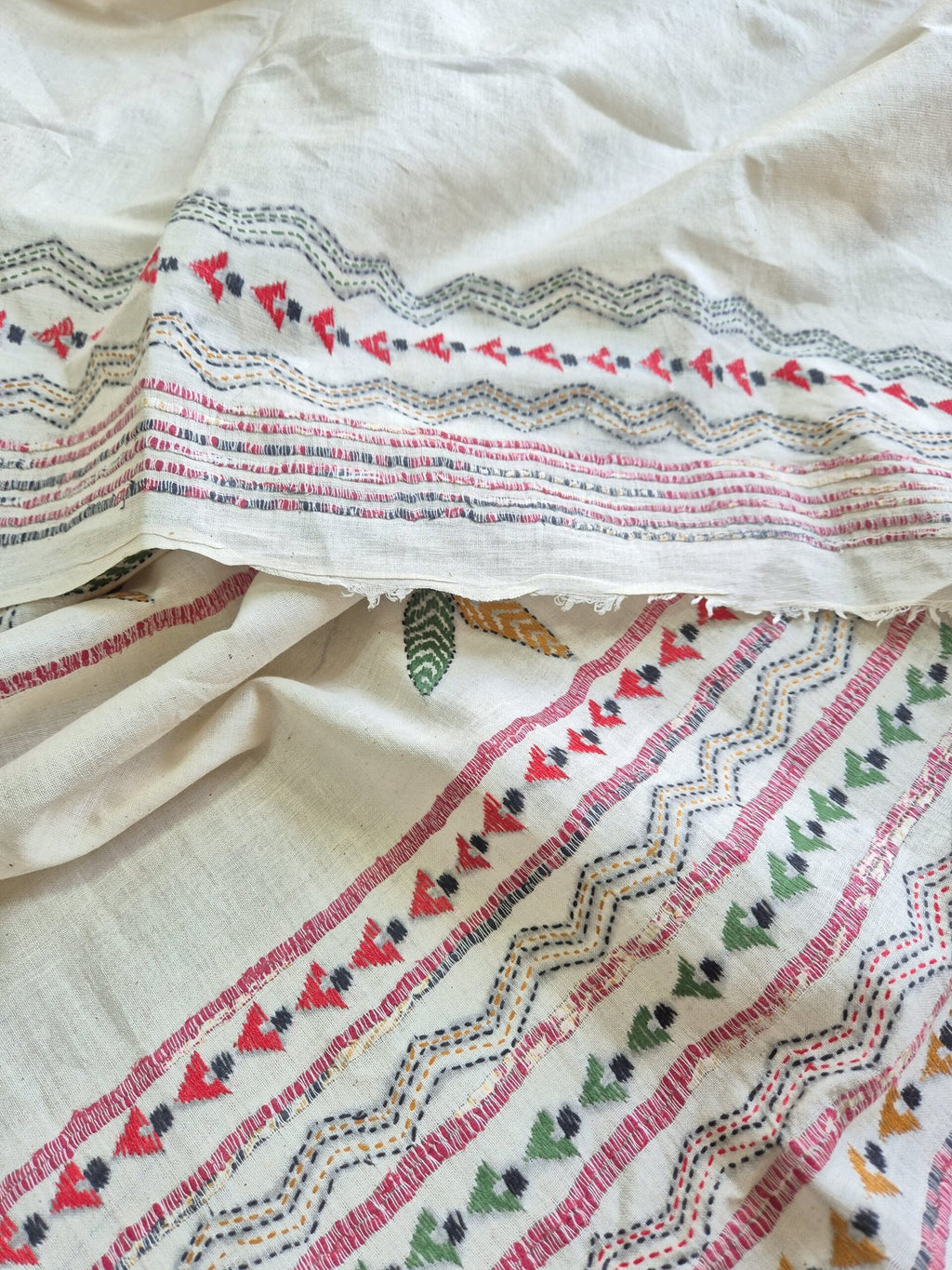 Kantha Stitch on Khesh Cotton image 3