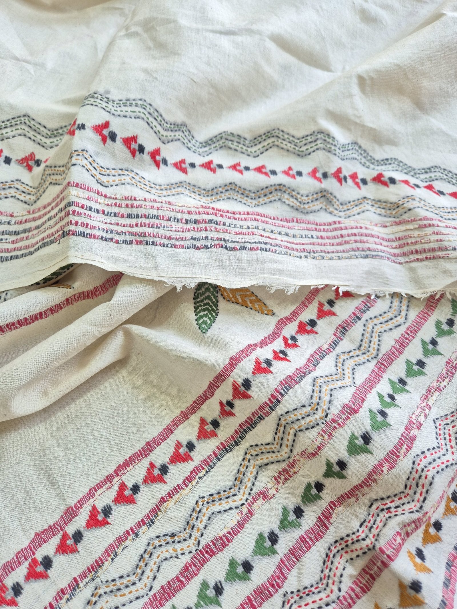 Kantha Stitch on Khesh Cotton image 3