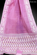 Handloom Cotton Jamdani (Pink) image 0