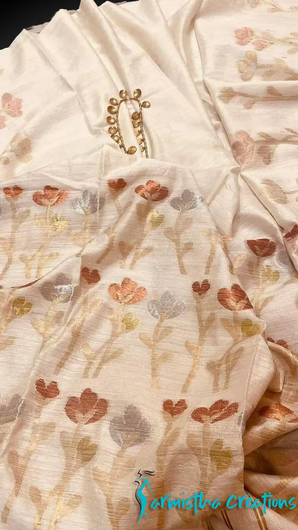 Pure Matka Silk Saree - pmss-007 image 0