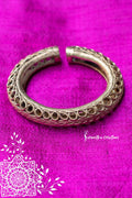 Hand-Made Dokra Bangle (Round, Natural) DJGK-RB-005 image 0