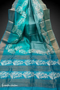 Zari Border Pure Desi Tussar Silk Saree dtzbhbp-100 image 0