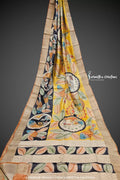 Zari Tussar Saree With Hand Kalamkari zthpk-003 image 0