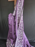 Kantha Stitch on Jamun Dhonekhali Cotton image 0
