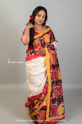 Bishnupuri Silk Saree With Wax Batik (bswb-004) image 0