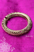 Hand-Made Dokra Bangle (Round, Natural) DJGK-RB-002 image 0