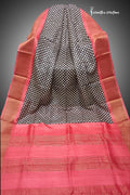 Zari Border Pure Desi Tussar Silk Saree With Hand-Block Printing dtzbhbp-112 image 0