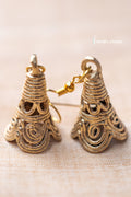 Hand-Made Dhokra Earrings (Natural) | DJGK-ER-004