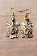 Hand-Made Dhokra Earrings (Natural) | DJGK-ER-005