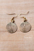 Hand-Made Dhokra Earrings (Natural) | DJGK-ER-007
