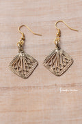 Hand-Made Dhokra Earrings (Natural) | DJGK-ER-009