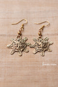 Hand-Made Dhokra Earrings (Natural) | DJGK-ER-010