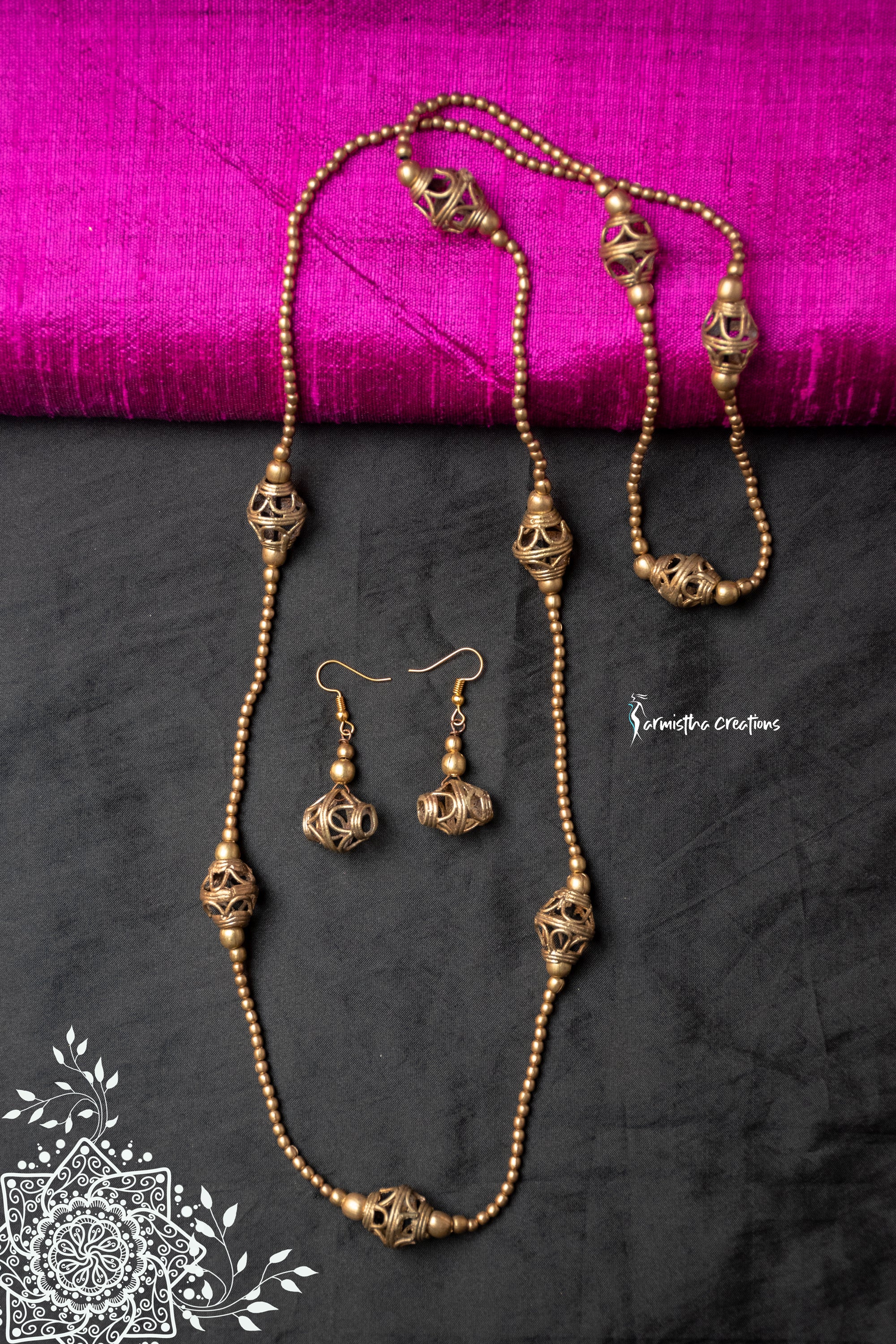 Hand-Made Dokra Mala (Rani Mala, Natural) | DJGK-RM-001