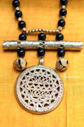 Hand-Made Dokra Necklace (Ghungur, Black) image 0