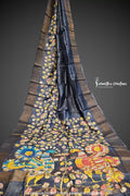 Zari Tussar Saree With Hand Kalamkari zthpk-008 image 0
