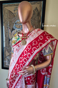 Bishnupuri Silk Saree With Wax Batik | bswb-007