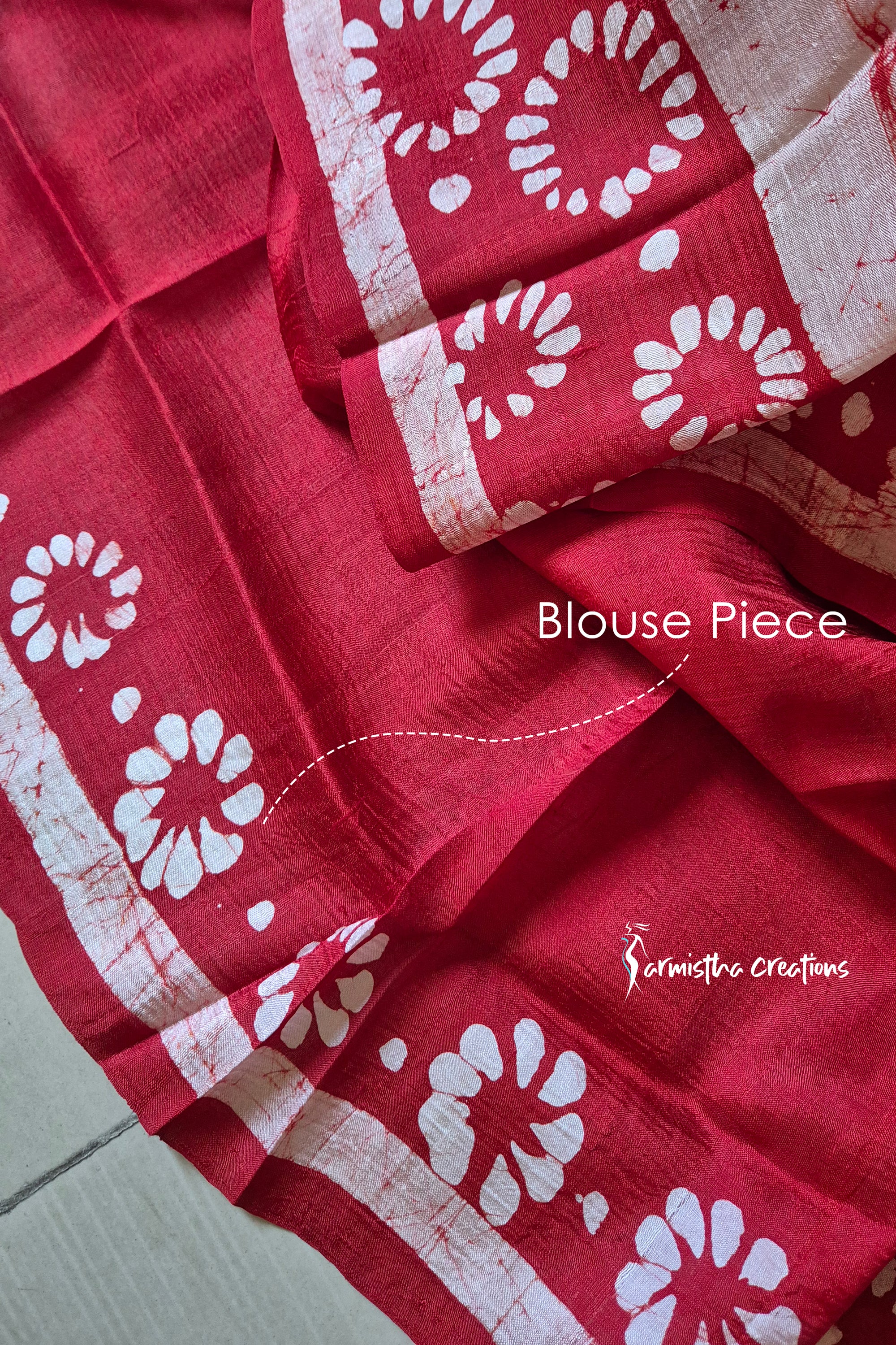 Bishnupuri Silk Saree With Wax Batik | bswb-007