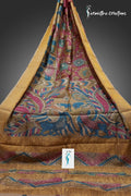 Zari Tussar Saree With Hand Kalamkari zthpk-025 image 0