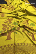 Handloom Cotton Jamdani Yellow image 0