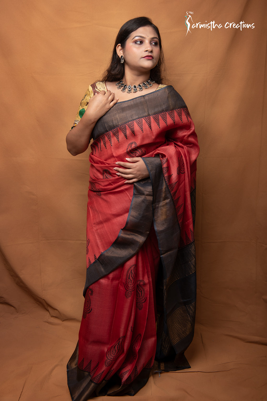 Mrinalika – Pure Tussar Silk Saree | dtzbhbp-143