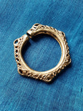 Hand-Made Dokra Bangle (Hexagonal, Natural) DJGK-HB-009