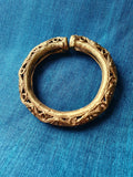 Hand-Made Dokra Bangle (Round, Natural) DJGK-RB-014